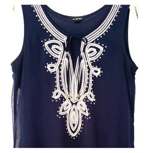 A Byer navy blue dress